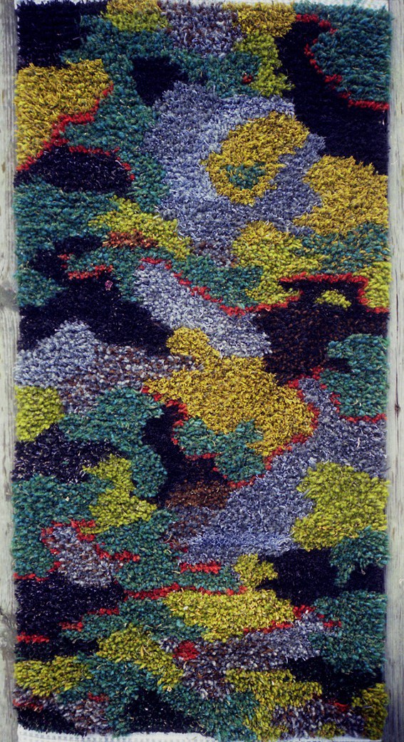 Prayer Camo Rug 70x120 cm ull, lin, silke 2008